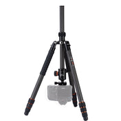 Fotopro X-go Max E Portable Collapsible Carbon Fiber Camera Tripod with Dual Action Ball Head Eurekaonline