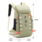 Free Knight FK0398 40L Outdoor Hiking Waterproof Backpack with Rain Cover(Light Gray) Eurekaonline