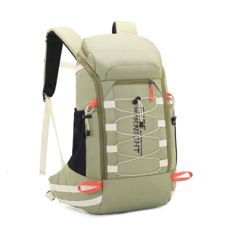 Free Knight FK0398 40L Outdoor Hiking Waterproof Backpack with Rain Cover(Light Green) Eurekaonline