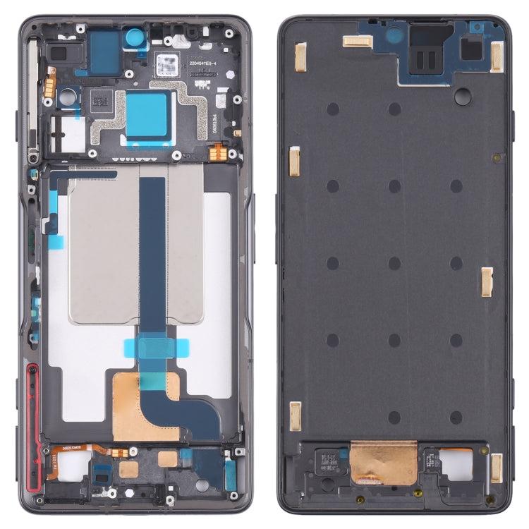 Front Housing LCD Frame Bezel Plate for Xiaomi Redmi K50 Gaming/Poco F4 GT(Black) Eurekaonline