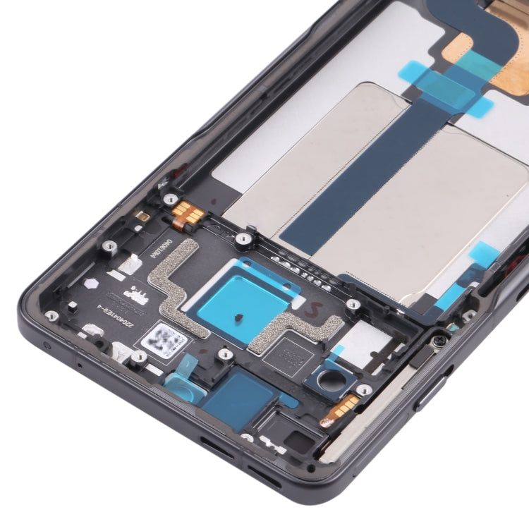 Front Housing LCD Frame Bezel Plate for Xiaomi Redmi K50 Gaming/Poco F4 GT(Black) Eurekaonline