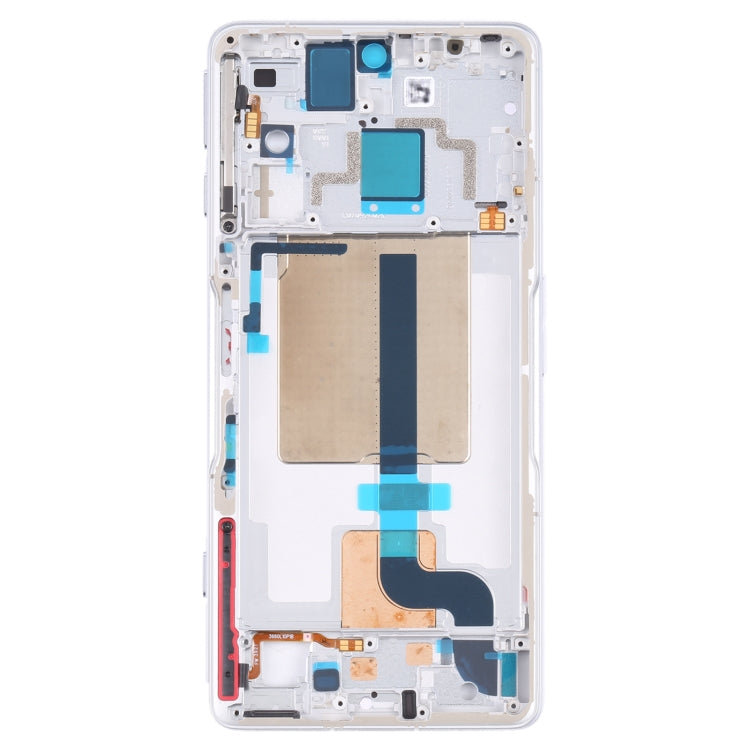Front Housing LCD Frame Bezel Plate for Xiaomi Redmi K50 Gaming/Poco F4 GT(White) Eurekaonline