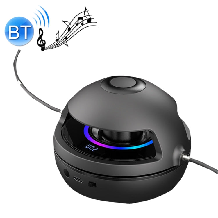 Fun Bluetooth Lighting Electronic Counting Intelligent Automatic Rope Skipping Machine(Black) Eurekaonline