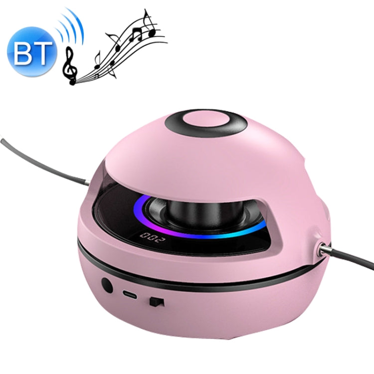 Fun Bluetooth Lighting Electronic Counting Intelligent Automatic Rope Skipping Machine(Pink) Eurekaonline