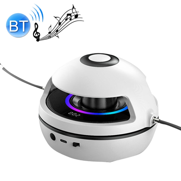 Fun Bluetooth Lighting Electronic Counting Intelligent Automatic Rope Skipping Machine(White) Eurekaonline