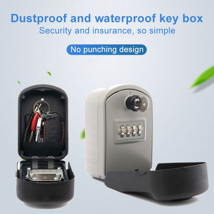 G11 Punch-free Double Key Storage Box(Grey) Eurekaonline