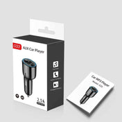 G33 Car Bluetooth Hands-free Audio Receiver 2.5A USB Car Charger(Black) Eurekaonline