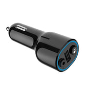 G33 Car Bluetooth Hands-free Audio Receiver 2.5A USB Car Charger(Black) Eurekaonline