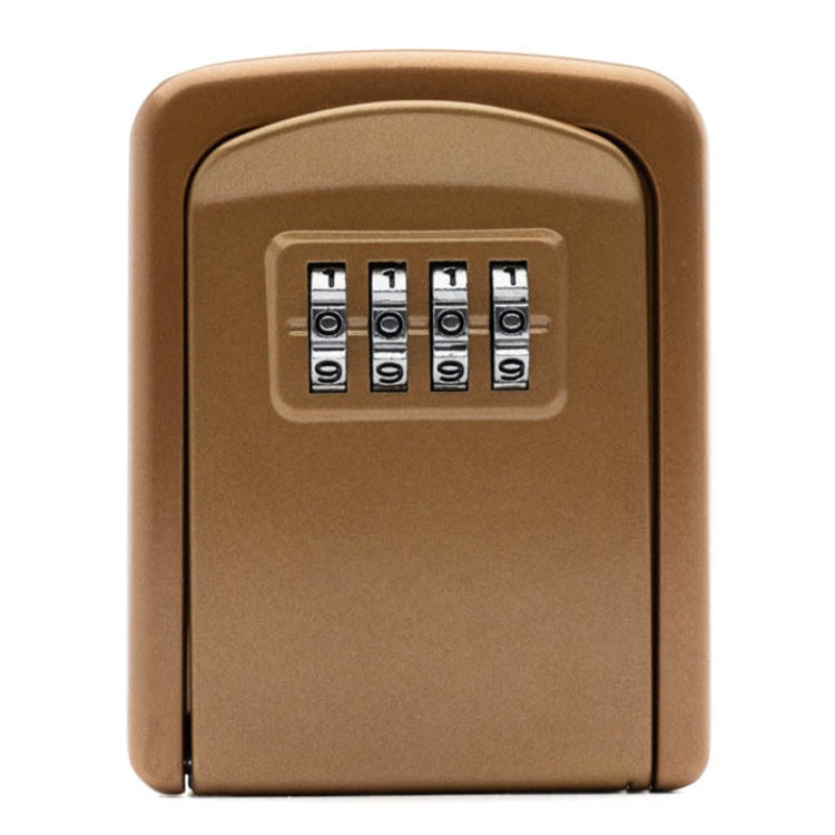 G9 4-digit Password Aluminum Alloy Key Storage Box(Gold) Eurekaonline