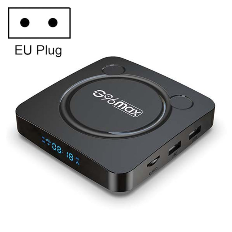 G96max Smart 4K HD Android 11.0 TV Box, Amlogic S905W2 Quad Core ARM Cortex A35, Support Dual Band WiFi, HDMI, RJ45, Capacity:4GB+32GB(EU Plug) Eurekaonline