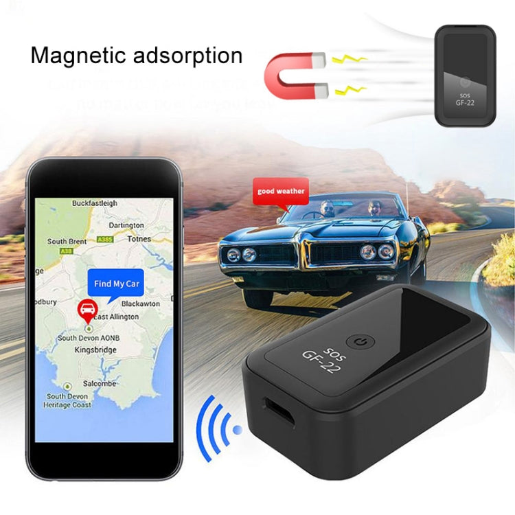 GF22 Car GPS Tracking Anti-theft Device Magnetic Positioning Adsorption Anti Lost Device Voice Control Recordable Eurekaonline