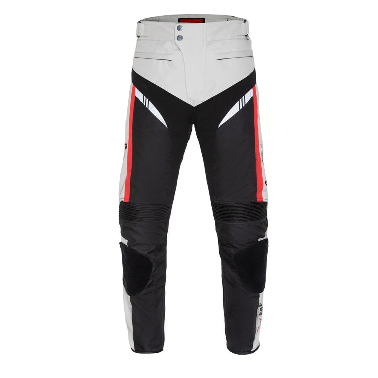 GHOST RACING GR-K06 Motorcycle Riding Trousers Racing Motorcycle Anti-Fall Windproof Keep Warm Pants, Size: L(Grey) Eurekaonline