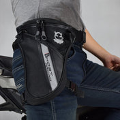 GHOST RACING GR-TB05 Motorcycle Leg Bag Knight Waist Bag Sports Outdoor Bag(Black) Eurekaonline