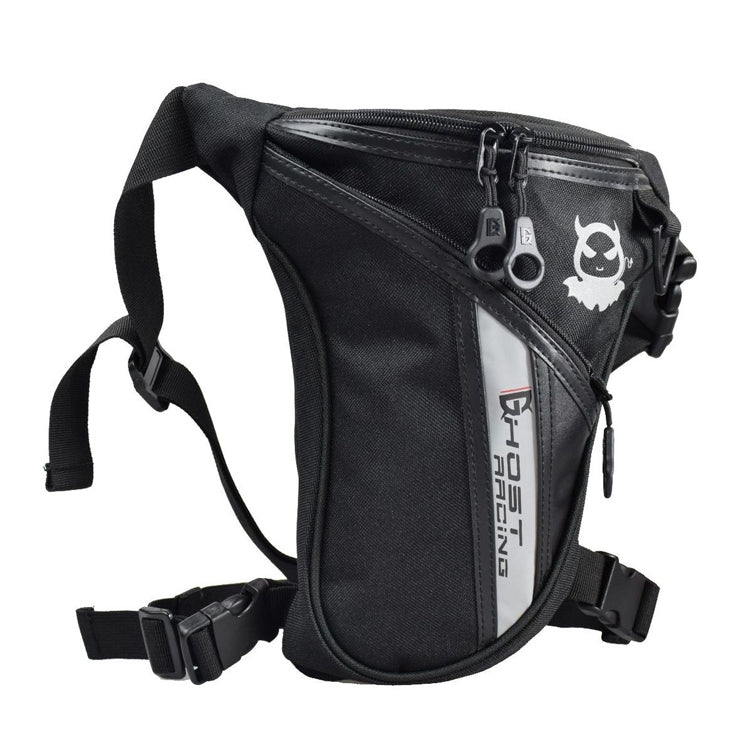 GHOST RACING GR-TB05 Motorcycle Leg Bag Knight Waist Bag Sports Outdoor Bag(Black) Eurekaonline