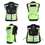 GHOST RACING GR-Y06 Motorcycle Riding Vest Safety Reflective Vest, Size: L(Fluorescent Green) Eurekaonline