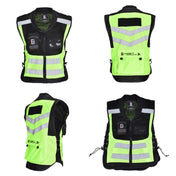 GHOST RACING GR-Y06 Motorcycle Riding Vest Safety Reflective Vest, Size: M(Fluorescent Green) Eurekaonline