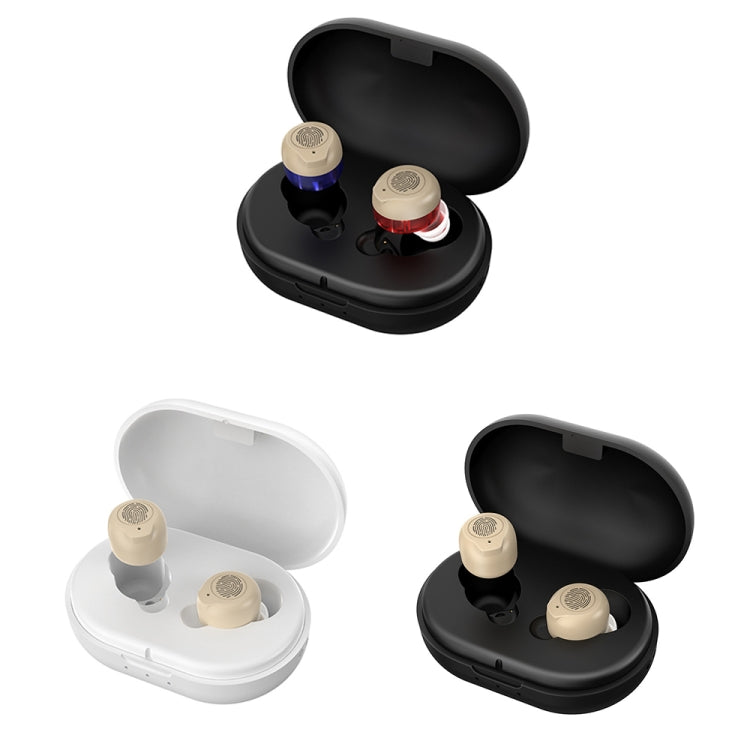 GM-902 Wireless Magnetic Charging Bluetooth Hearing Aids Elderly Sound Amplifier(Skin-color+Black) Eurekaonline