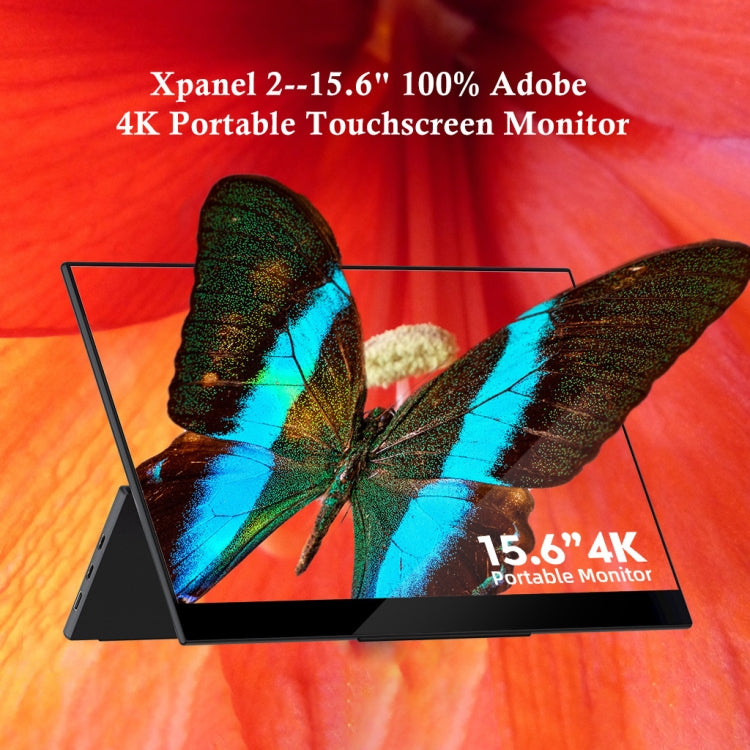 GMK KD2 3840x2160P 4K 15.6 inch IPS Capacitive Touch Screen Monitor with Dual Speakers, UK Plug Eurekaonline