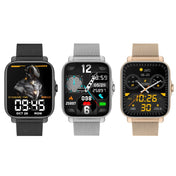 GT30 1.69 inch TFT Screen Smart Watch, Steel Bnad IP67 Waterproof Support Bluetooth Call / Multiple Sports Modes(Gold) Eurekaonline