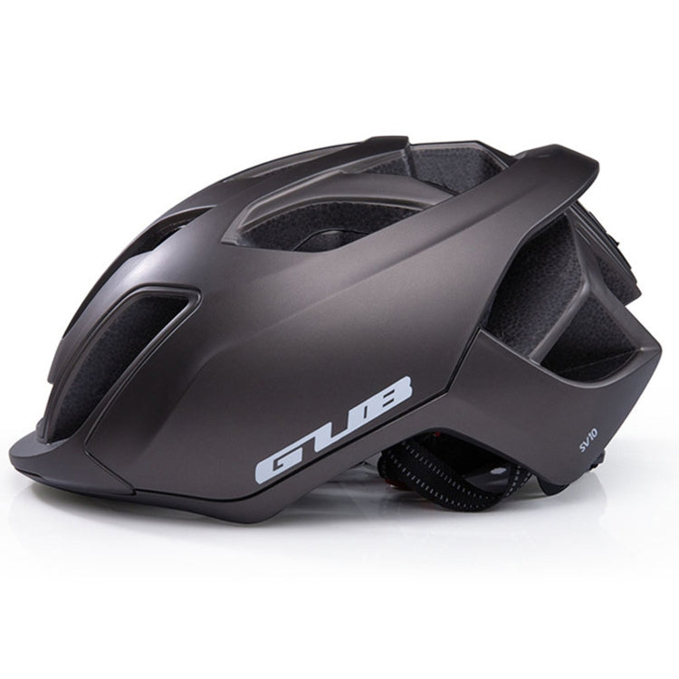 GUB SV10 PC + EPS Breathable Bike Helmet Cycling Helmet With Taillights (Titanium Color) Eurekaonline