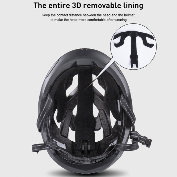 GUB SV10 PC + EPS Breathable Bike Helmet Cycling Helmet With Taillights (Titanium Color) Eurekaonline