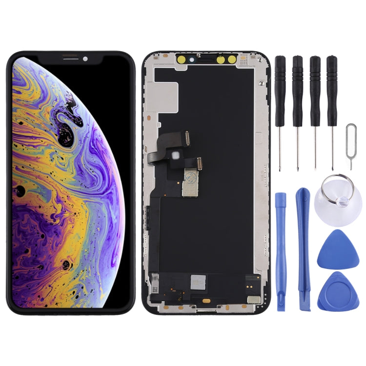 GX Hard OLED LCD Screen for iPhone XS with Digitizer Full Assembly(Black) Eurekaonline
