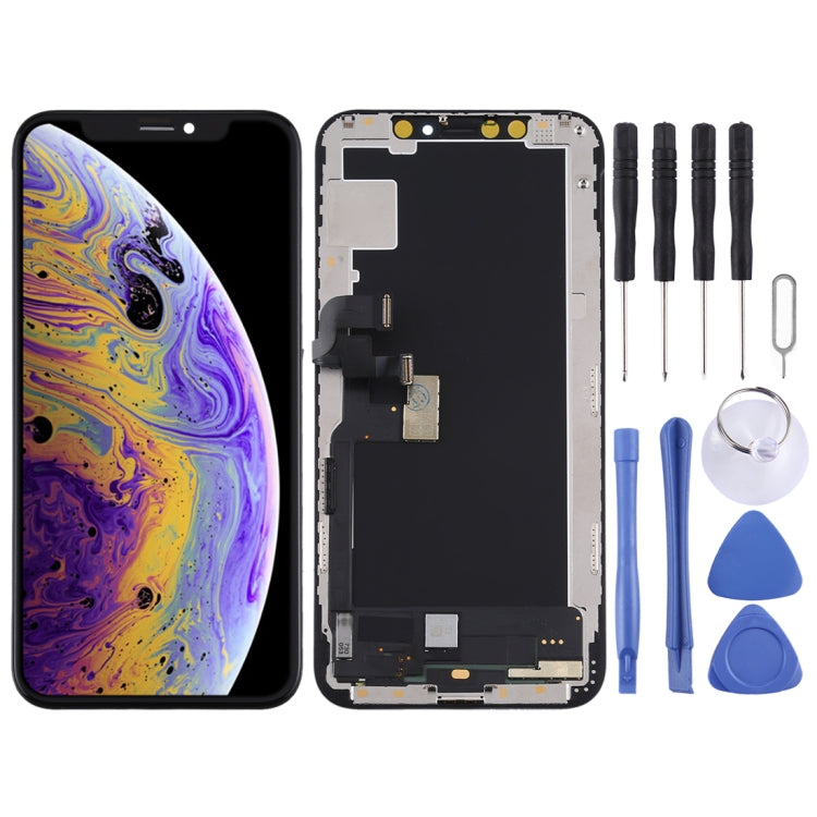 GX Soft OLED LCD Screen for iPhone XS with Digitizer Full Assembly Eurekaonline