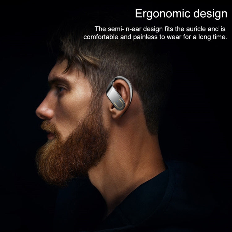 Galante B10 Bluetooth 5.0 Stereo Ear-mounted Bluetooth Earphone with Magnetic Charging Case & Digital Display, Support Call & Memory Connection Eurekaonline