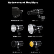 Godox  AD300 Pro 300Ws TTL HSS Pocket Flash Outdoor Speedlite Light &#8203;Kits(US Plug) Eurekaonline