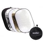 Godox FT05-1 150 x 200cm 5-in-1 Silver / Soft / Gold / White / Black Oval Folding Reflector Board Eurekaonline