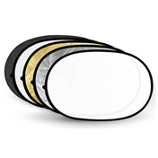 Godox FT05-1 150 x 200cm 5-in-1 Silver / Soft / Gold / White / Black Oval Folding Reflector Board Eurekaonline