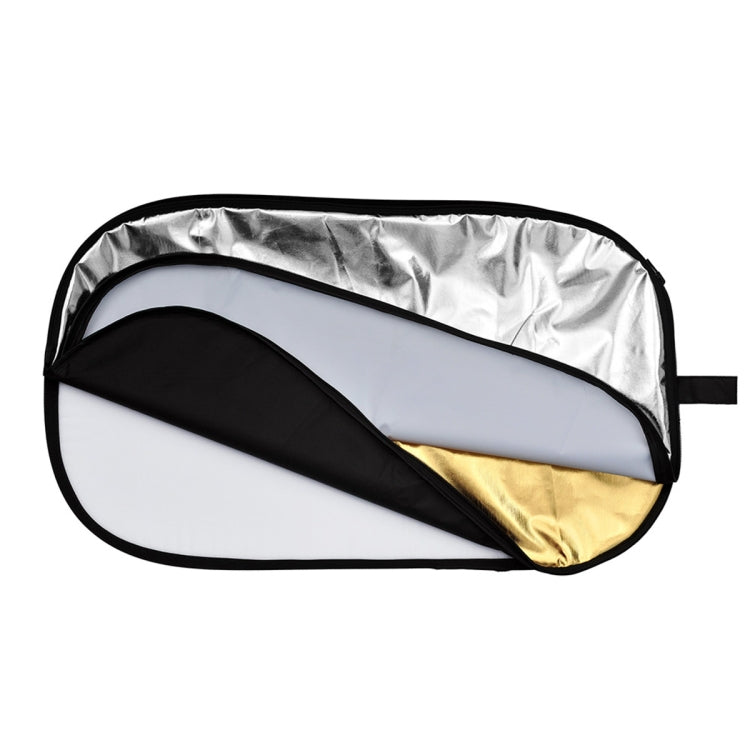 Godox FT05-1 150 x 200cm 5-in-1 Silver / Soft / Gold / White / Black Oval Folding Reflector Board Eurekaonline