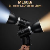 Godox ML60BI 60W LED Light 2800-6500K Brightness Adjustment Video Studio Flash Light(UK Plug) Eurekaonline