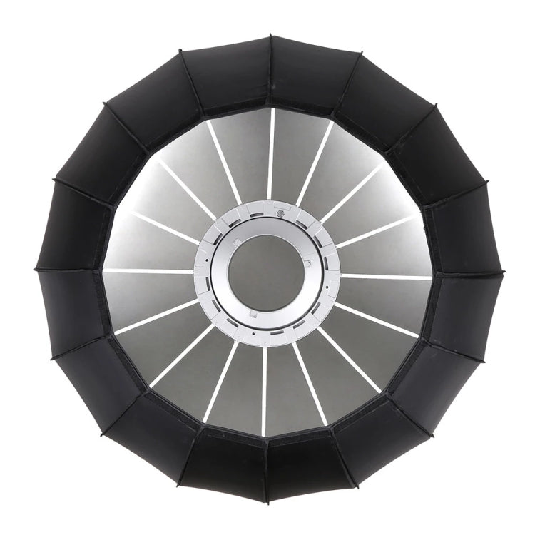 Godox P120L Diameter 120cm Parabolic Softbox Reflector Diffuser for Studio Speedlite Flash Softbox(Black) Eurekaonline