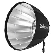 Godox P120L Diameter 120cm Parabolic Softbox Reflector Diffuser for Studio Speedlite Flash Softbox(Black) Eurekaonline