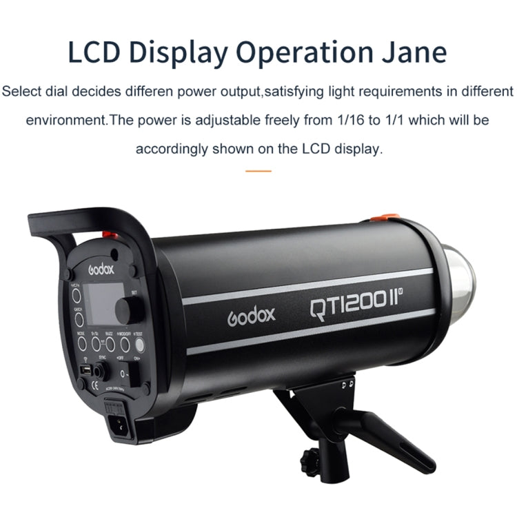 Godox QT1200IIM 1200Ws 1/8000s High Speed  Strobe Studio Flash Light(US Plug) Eurekaonline
