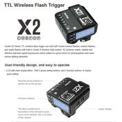 Godox X2T-C E-TTL II Bluetooth Wireless Flash Trigger for Canon (Black) Eurekaonline