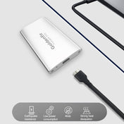 Goldenfir NGFF to Micro USB 3.0 Portable Solid State Drive, Capacity: 512GB(Silver) Eurekaonline