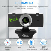 Gsou B18S HD Webcam Built-in Microphone Smart Web Camera USB Streaming Live Camera With Noise Cancellation Eurekaonline