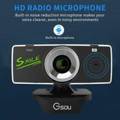 Gsou B18S HD Webcam Built-in Microphone Smart Web Camera USB Streaming Live Camera With Noise Cancellation Eurekaonline