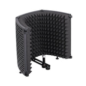 H-3 Microphone Soundproof Cover Wind Screen Noise Reduction Bracket (Black) Eurekaonline