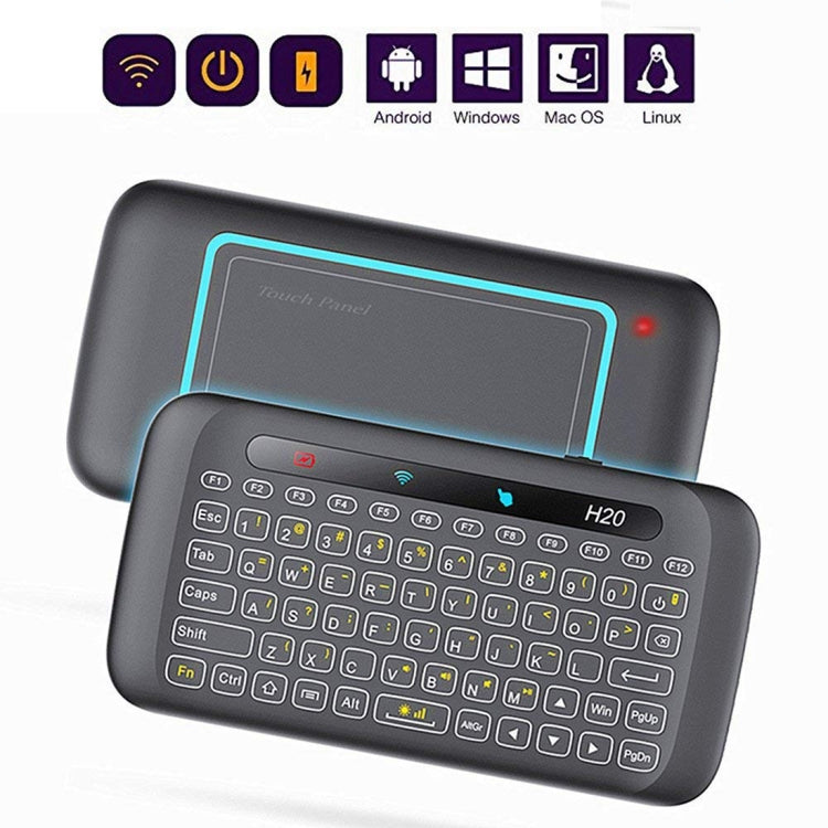 H20 2.4GHz Mini Smart Wireless Multi-Touch Touch Keyboard Eurekaonline