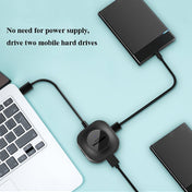 H25-3.0 3 x USB Port + TF/SD Card Reader Computer Notebook High-Speed Hub Splitter Eurekaonline