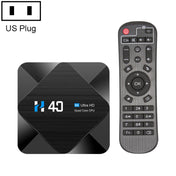 H40 4K Ultra HD Smart TV BOX Android 10.0 Media Player with Remote Control, Quad-core, RAM: 4GB, ROM: 64GB(US Plug) Eurekaonline