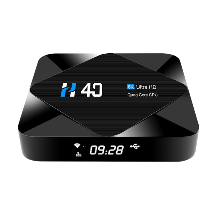 H40 4K Ultra HD Smart TV BOX Android 10.0 Media Player with Remote Control, Quad-core, RAM: 4GB, ROM: 64GB(US Plug) Eurekaonline