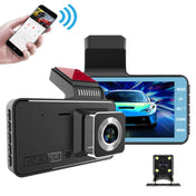 H808 4 inch Car HD Double Recording Driving Recorder, WiFi + Gravity Parking Monitoring Eurekaonline