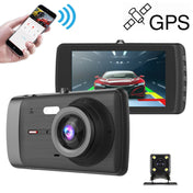 H809 4 inch Car HD Double Recording Driving Recorder, WiFi + Gravity Parking Monitoring + GPS Eurekaonline