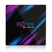 H96 Max-3318 4K Ultra HD Android TV Box with Remote Controller, Android 10.0, RK3318 Quad-Core 64bit Cortex-A53, 4GB+64GB, Support TF Card / USBx2 / AV / Ethernet, Plug Specification:UK Plug Eurekaonline