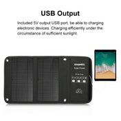 HAWEEL 14W Foldable Solar Panel Charger with 5V / 2.4A Max Dual USB Ports Eurekaonline