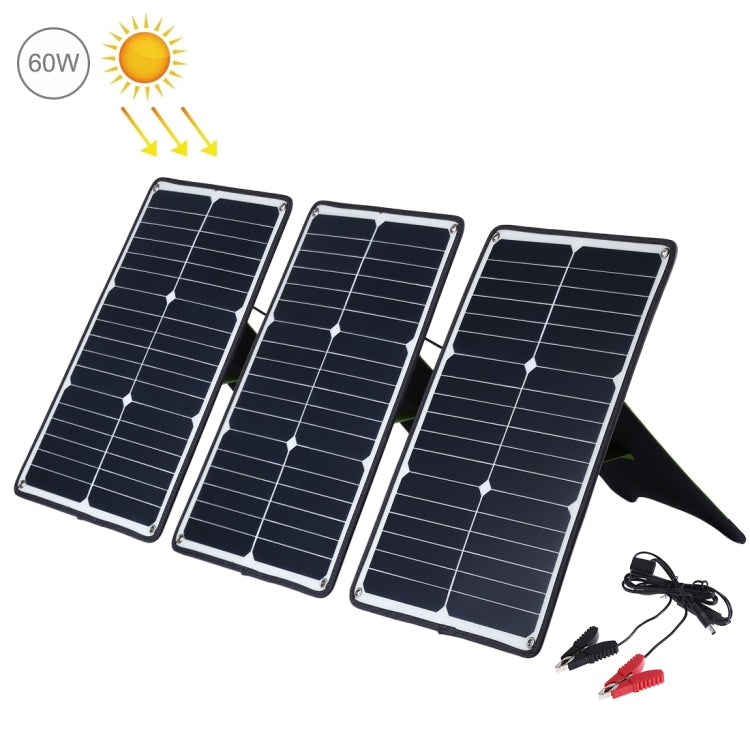 HAWEEL 3 PCS 20W Monocrystalline Silicon Solar Power Panel Charger, with USB Port & Holder & Tiger Clip, Support QC3.0 and AFC(Black) Eurekaonline
